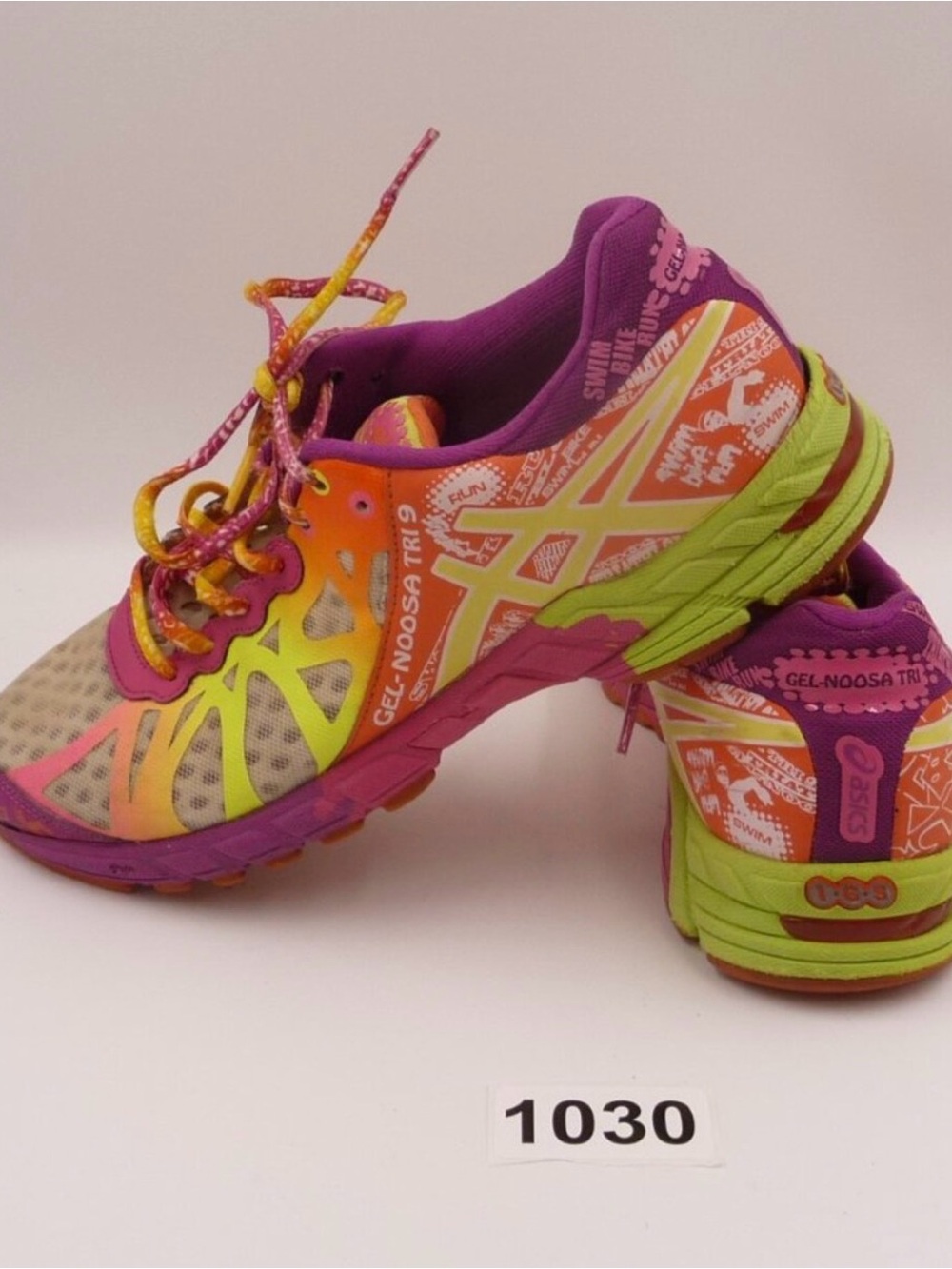 ASICS Gel-Noosa Tri 9 Women's Running Shoes - Purple, Pink, Yellow, Green